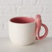 Чаша Mug с панделка 200мл Marthe розова Чаша Mug с панделка 200мл Marthe розова